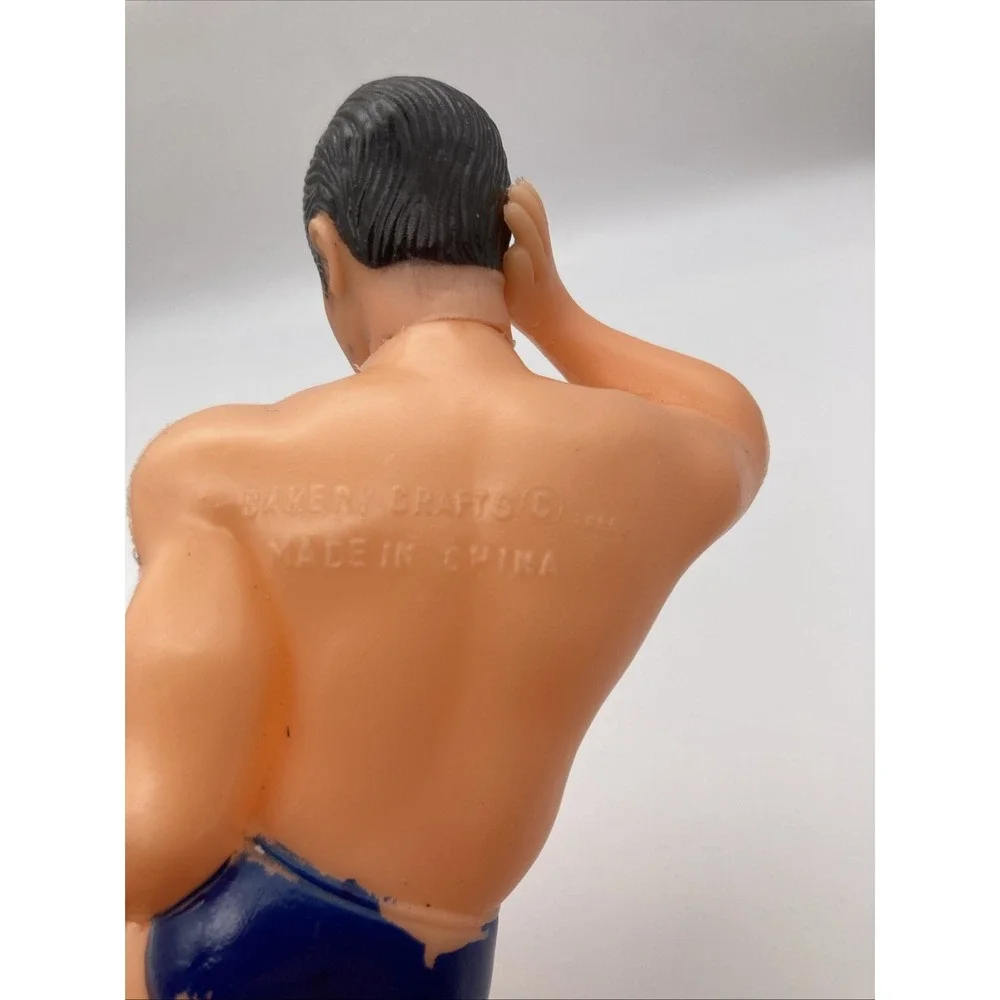 Vintage Cake Topper Bachelorette Party Birthday Muscle Man 8.5
